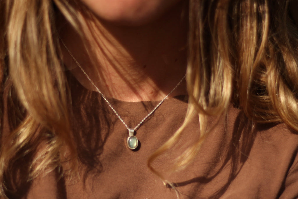 A Labradorite Pendant