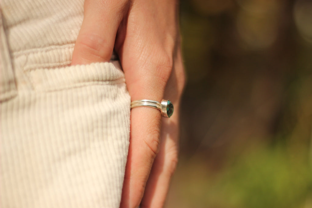 Dark Turquoise Double Band