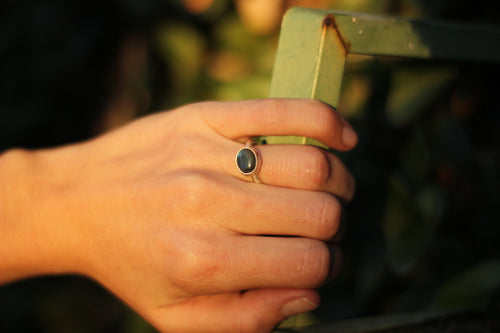 A Labradorite Ring