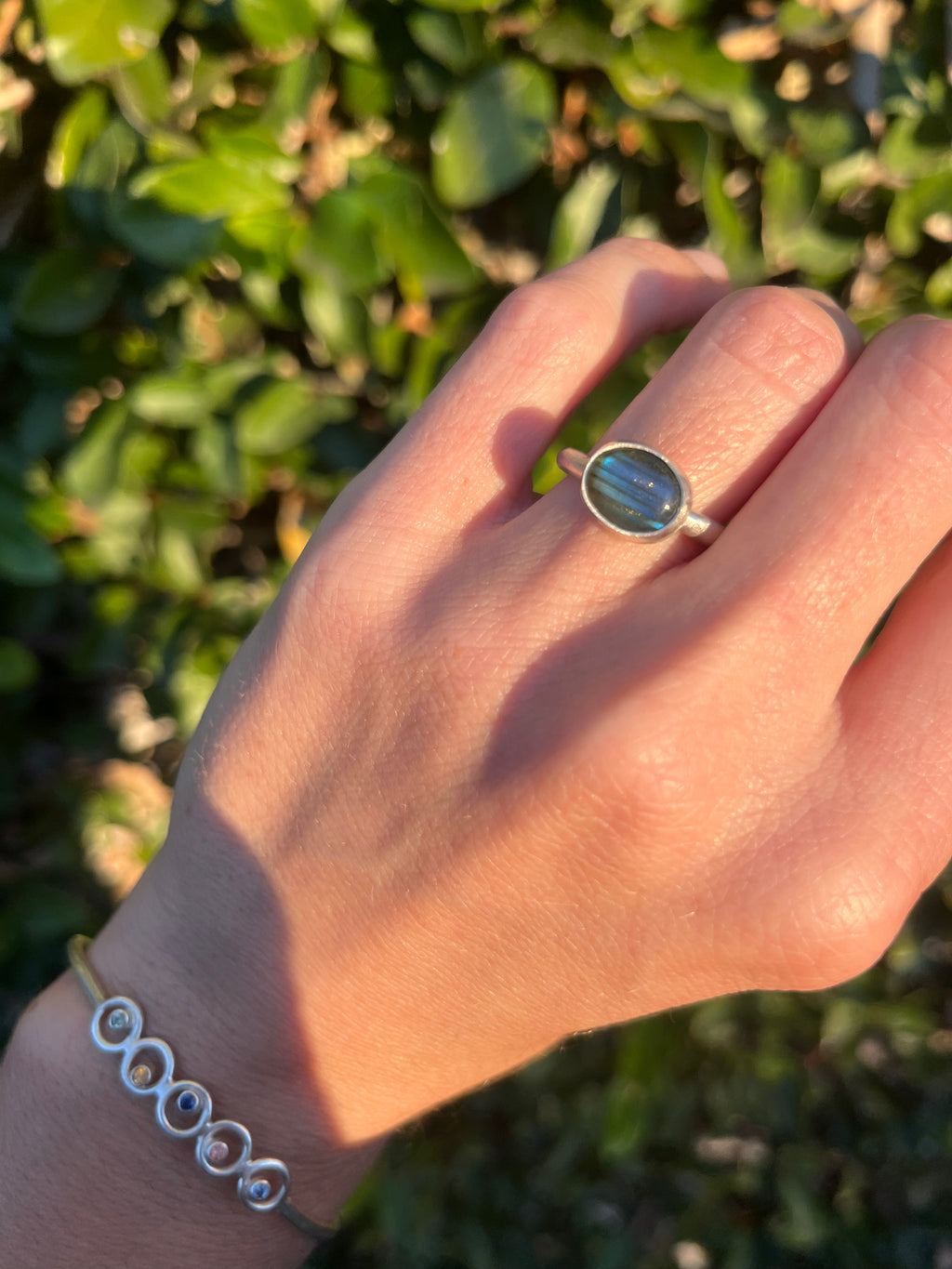 A Labradorite Ring